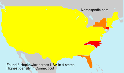 Surname Hopkowicz in USA Surname Hopkowicz in USA