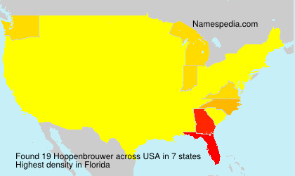 Surname Hoppenbrouwer in USA Surname Hoppenbrouwer in USA