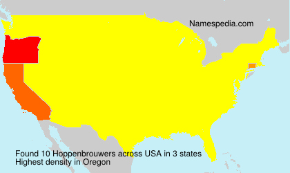 Surname Hoppenbrouwers in USA Surname Hoppenbrouwers in USA