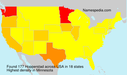 Surname Hopperstad in USA Surname Hopperstad in USA
