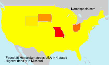 Surname Hopsecker in USA Surname Hopsecker in USA