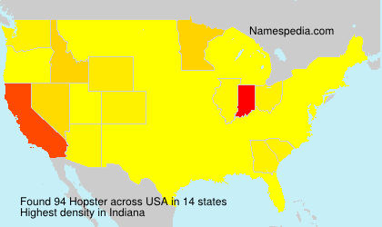 Surname Hopster in USA Surname Hopster in USA