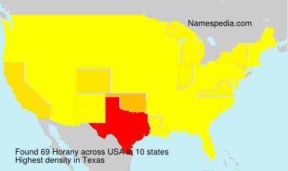 Surname Horany in USA Surname Horany in USA