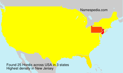 Surname Hordis in USA Surname Hordis in USA