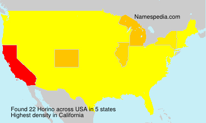 Surname Horino in USA Surname Horino in USA