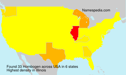 Surname Hornbogen in USA Surname Hornbogen in USA