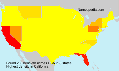 Surname Hornsleth in USA Surname Hornsleth in USA