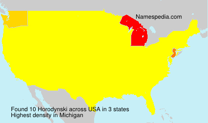 Surname Horodynski in USA Surname Horodynski in USA