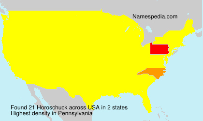 Surname Horoschuck in USA Surname Horoschuck in USA