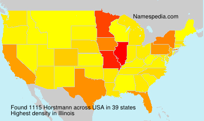 Surname Horstmann in USA Surname Horstmann in USA