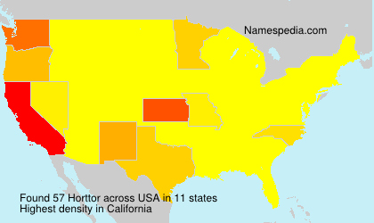 Surname Horttor in USA Surname Horttor in USA