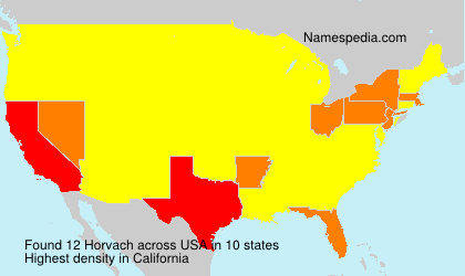 Surname Horvach in USA Surname Horvach in USA