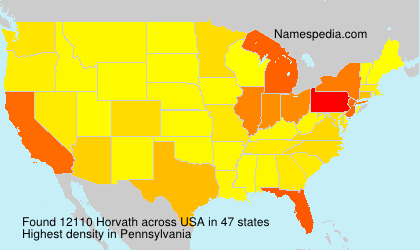 Surname Horvath in USA Surname Horvath in USA