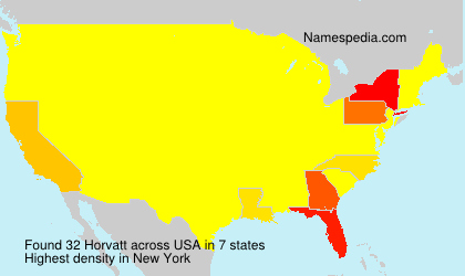 Surname Horvatt in USA Surname Horvatt in USA