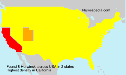 Surname Horwinski in USA Surname Horwinski in USA