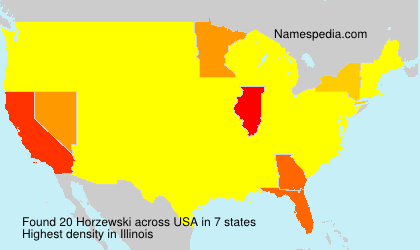 Surname Horzewski in USA Surname Horzewski in USA