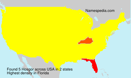 Surname Hosgor in USA Surname Hosgor in USA