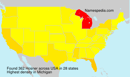 Surname Hosner in USA Surname Hosner in USA