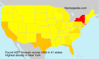 Surname Hossain in USA Surname Hossain in USA