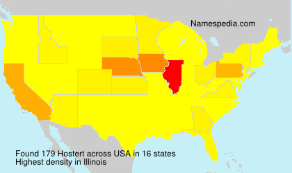Surname Hostert in USA Surname Hostert in USA