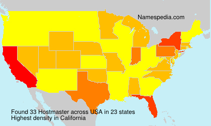 Surname Hostmaster in USA Surname Hostmaster in USA
