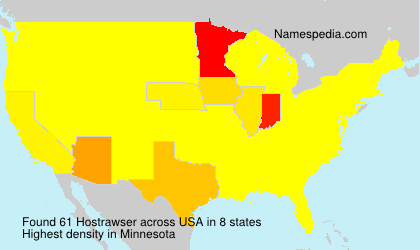 Surname Hostrawser in USA Surname Hostrawser in USA