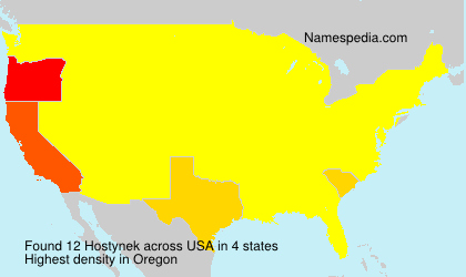 Surname Hostynek in USA Surname Hostynek in USA