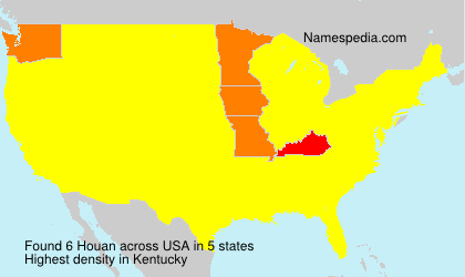 Surname Houan in USA Surname Houan in USA