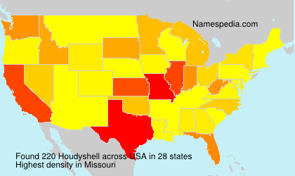 Surname Houdyshell in USA Surname Houdyshell in USA