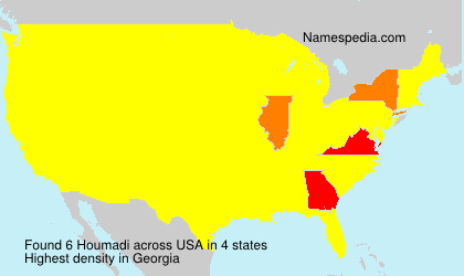 Surname Houmadi in USA Surname Houmadi in USA