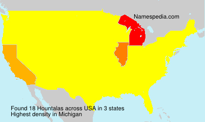 Surname Hountalas in USA Surname Hountalas in USA