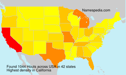 Surname Houts in USA Surname Houts in USA