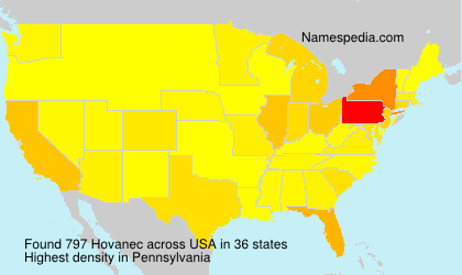 Surname Hovanec in USA Surname Hovanec in USA