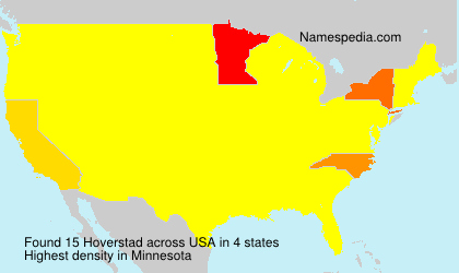 Surname Hoverstad in USA Surname Hoverstad in USA