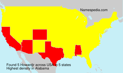 Surname Howardjr in USA Surname Howardjr in USA