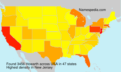 Surname Howarth in USA Surname Howarth in USA