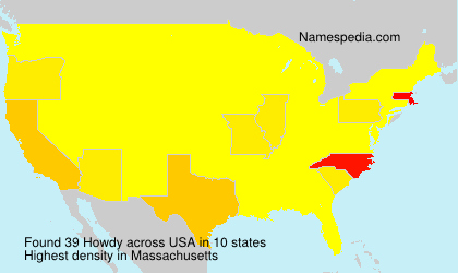 Surname Howdy in USA Surname Howdy in USA