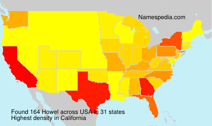 Surname Howel in USA Surname Howel in USA