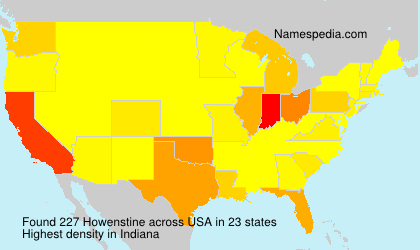 Surname Howenstine in USA Surname Howenstine in USA
