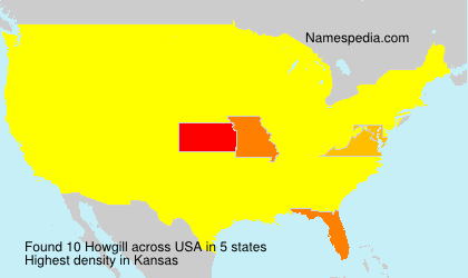 Surname Howgill in USA Surname Howgill in USA