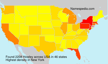 Surname Howley in USA Surname Howley in USA