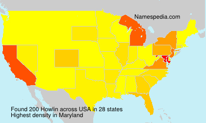 Surname Howlin in USA Surname Howlin in USA