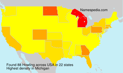 Surname Howling in USA Surname Howling in USA