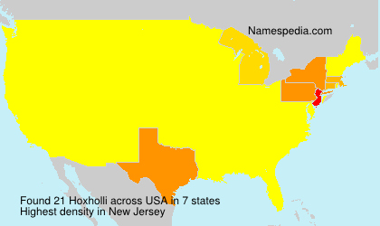 Surname Hoxholli in USA Surname Hoxholli in USA