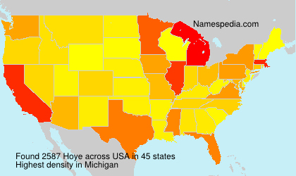Surname Hoye in USA Surname Hoye in USA