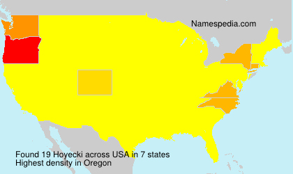 Surname Hoyecki in USA Surname Hoyecki in USA