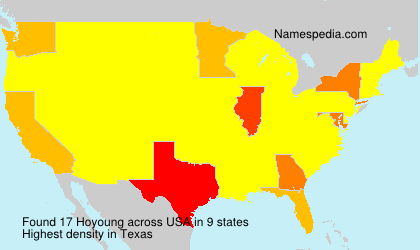 Surname Hoyoung in USA Surname Hoyoung in USA