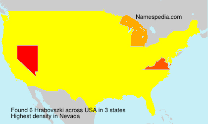 Surname Hrabovszki in USA Surname Hrabovszki in USA