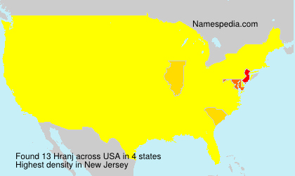 Surname Hranj in USA Surname Hranj in USA