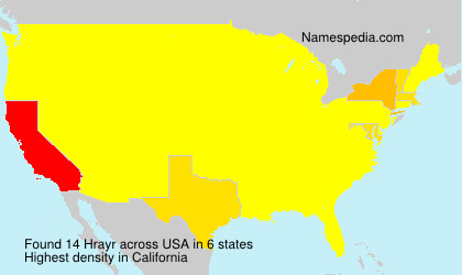 Surname Hrayr in USA